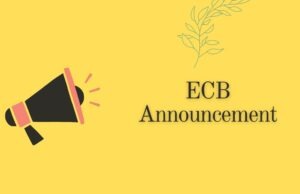 ECB Announcement European Central Bank