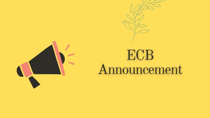 ECB Announcement European Central Bank