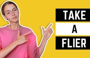 Take A Flier A flier