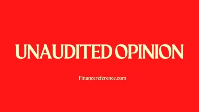 Unaudited Opinion