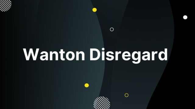 Wanton Disregard