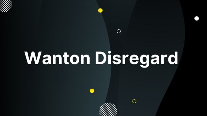 Wanton Disregard Wanton Disregard