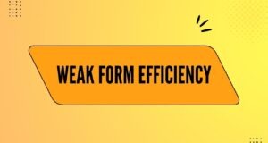 Weak Form Efficiency Weak Form Efficiency