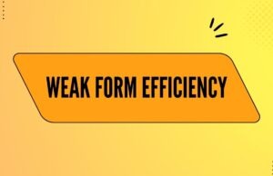 Weak Form Efficiency Weak Form Efficiency
