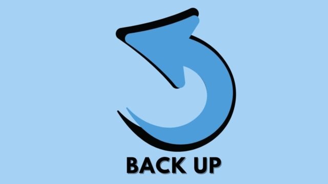 back up