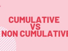 Cumulative vs Non Cumulative Cumulative vs Non Cumulative