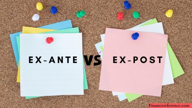 Ex-Ante and Ex-Post Ex-Ante and Ex-Post