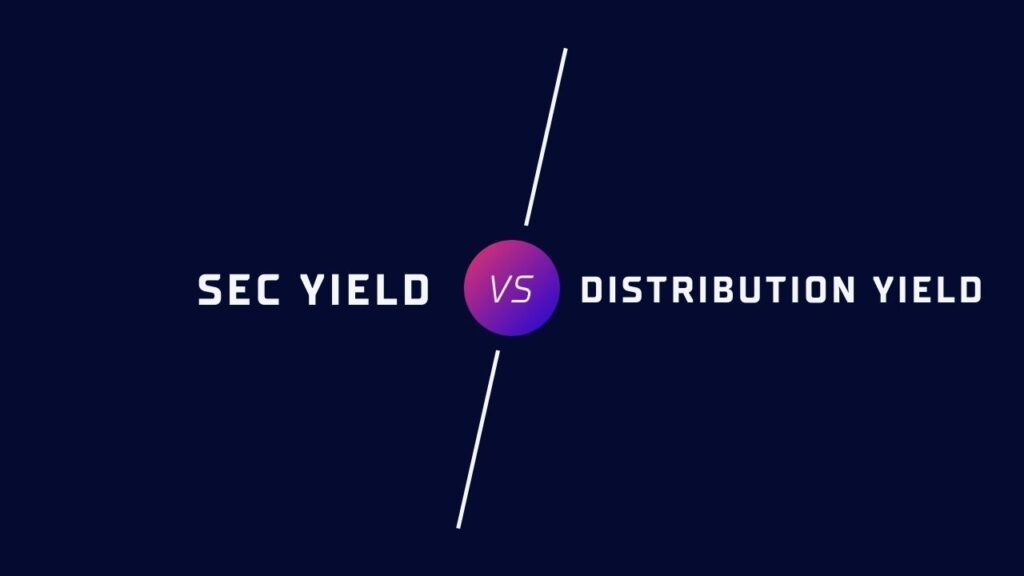 Sec Yield vs Distribution Yield Finance Reference