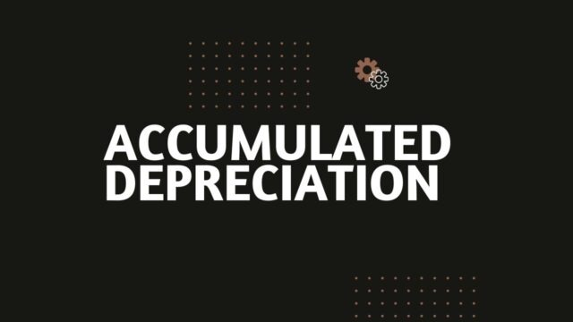 Accumulated depreciation