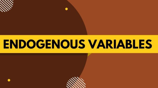 Endogenous Variables
