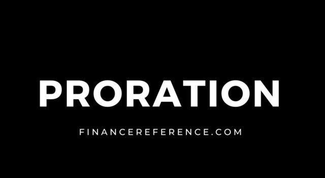 Proration: The Definition, Calculation and Examples Proration