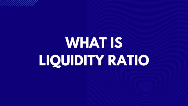 liquidity ratio