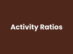 Activity Ratios activity ratios