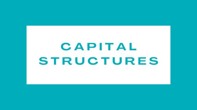 Capital Structures