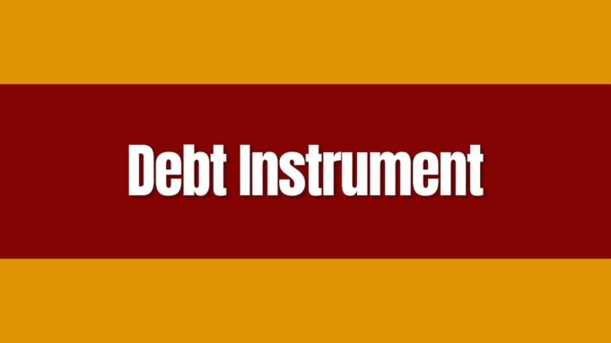 Debt Instrument Debt Instrument