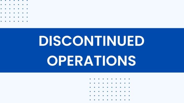 Discontinued Operations