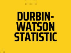 Durbin-Watson Statistic Durbin-Watson Statistic