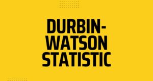 Durbin-Watson Statistic Durbin-Watson Statistic
