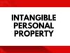 Intangible Personal Property Intangible Personal Property