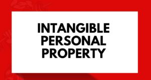 Intangible Personal Property Intangible Personal Property