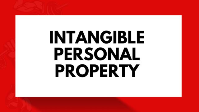 Intangible Personal Property