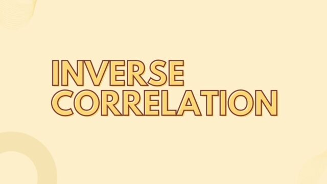 Inverse correlation Inverse correlation