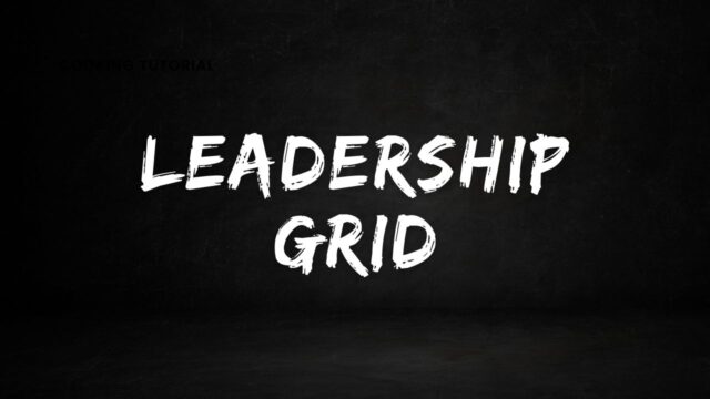 Leadership Grid Leadership Grid
