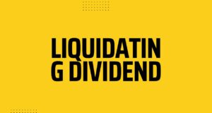 Liquidating Dividend Liquidating Dividend