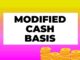 Modified Cash Basis Modified Cash Basis
