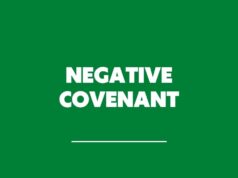 Negative Covenant Negative Covenant