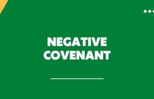 Negative Covenant Negative Covenant