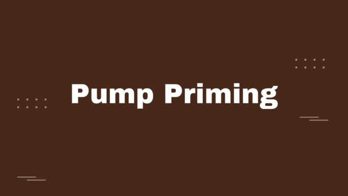 Pump Priming Pump Priming
