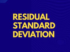 Residual Standard Deviation Residual Standard Deviation