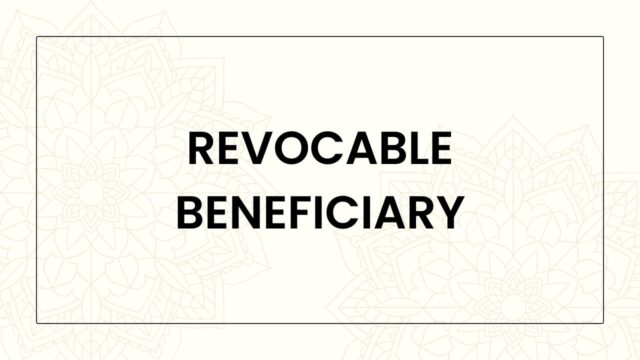 Revocable Beneficiary