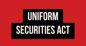 Uniform Securities Act Uniform Securities Act