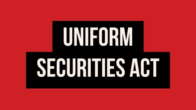 Uniform Securities Act