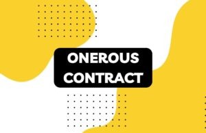 Onerous Contract Onerous Contract