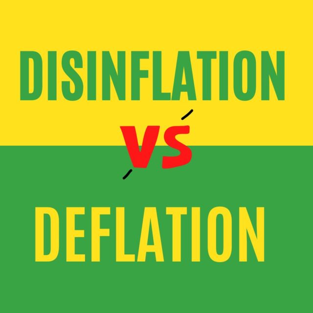 Disinflation vs Deflation