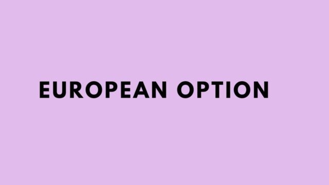 European option