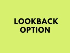 Lookback option: A Lookback at the Option of Looking Back Lookback option