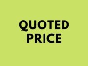 Quoted Price Quoted Price