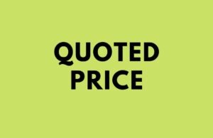 Quoted Price Quoted Price