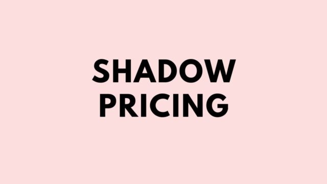 Shadow Pricing