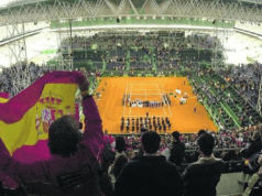 When football stadiums have been used for tennis matches
