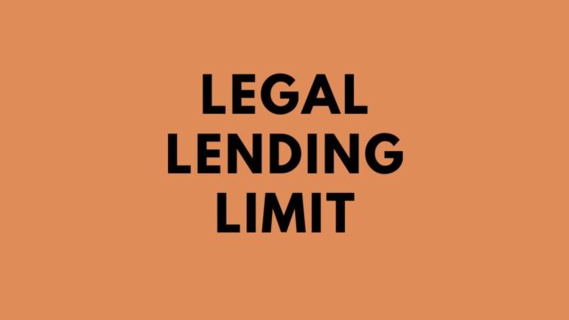 legal lending limit legal lending limit