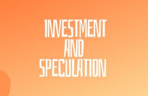 The Difference Between Investment and Speculation Investment and Speculation
