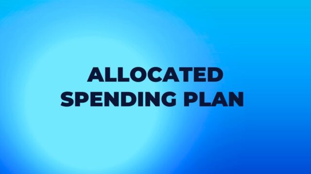 Allocated Spending Plan Allocated Spending Plan