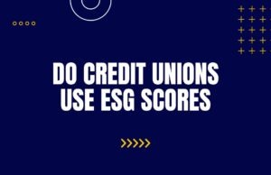 Do Credit Unions Use ESG Scores? Do Credit Unions Use ESG Scores